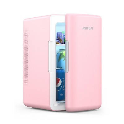 AstroAI 8 Can Mini Fridge 6 Liter Makeup Skincare Refridgerator for Dorm Room, Bedroom