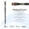 Creative Mark Hamburg Premiere Professional Oil Painting Brushes - Flat Oil Paint Brush - Handmade in Germany, Natural & Synthetic Hair Blend, Long - 2 of 4