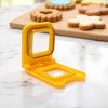 Unique Bargains Cookie Mould Cutter New Square Press Cookie Cutter Hand Washable Stainless Steel Plastic 4.9"x6.3"1.7" 1Pcs - 2 of 4
