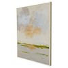 HomeRoots Abstract Watercolor Waterscape White Floater Frame Wall Art - 4 of 4