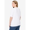 Woman Within Plus Size Lightweight Short Sleeve V-Neck Cardigan - 3 of 4