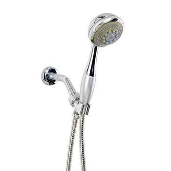 4' Shower Head and Cord Set Silver - Bath Bliss