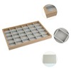 Unique Bargains Women's Wood Jewelry Tray with Removable Dividers for Drawers - 2 of 4
