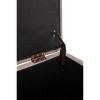 24" Tufted Storage Ottoman and Hinged Lid - WOVENBYRD - 2 of 4