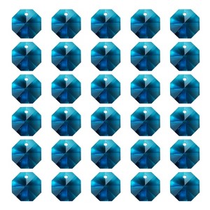 Unique Bargains DIY Lamp Art Craft Decorative Crystal Pendants Octagon Beads 30 Pcs - 1 of 4