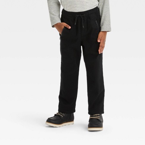 Boys' Fleece Jogger Pants - Cat & Jack™ Black XS