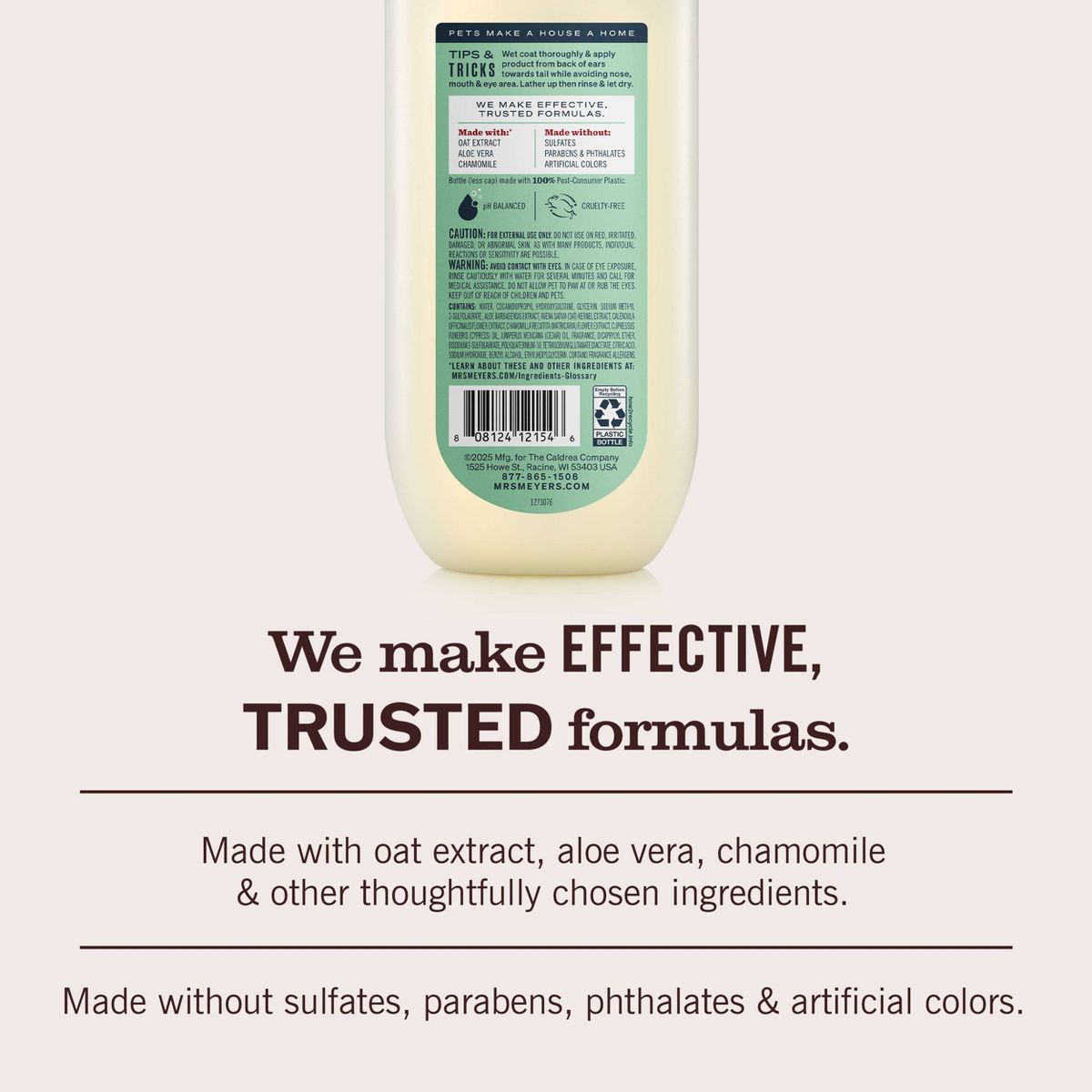 Mrs. Meyer's Clean Day 3-in-1 Chamomile Scented Dog Shampoo - 14 fl oz - thumbnail 5