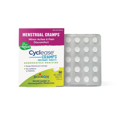Boiron Cyclease Cramps Tablets for Relief from Menstrual Cramps, Aches,  Pain, and Discomfort - 60 Count