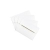 JAM Paper A2 Strathmore Invitation Envelopes 4.375 x 5.75 Bright White Wove Bulk 1000/Carton - 3 of 4