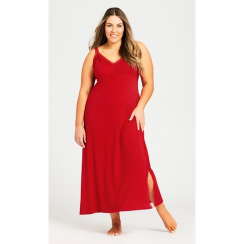 target red maxi dress