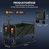 Handcart Foldable All-Terrain Wheels, 220 L Volume Waterproof Transport Trolley, Ultra Light for Camping, Beach, Garden and Shopping - 2 of 4
