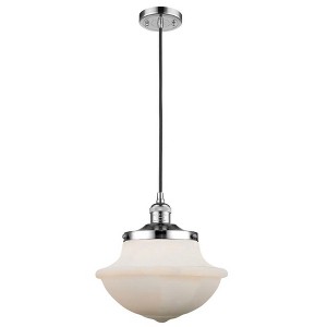 Oxford - 1 Light Cord Hung Mini Pendant In Traditional Style-11.5 Inches Tall and 11.75 Inches Wide - 1 of 1