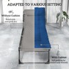 Aghana Digitals 2-Pack Foldable Outdoor Lounge Chairs with 5-Position Recline, Removable Cushions & - 4 of 4