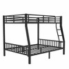 NicBex Full XL Over Queen Bunk Bed with Raised Guardrail,Loft Bed with Built-in Ladder,Modern Bunk Beds,Noise Reduced Bunk Beds for Bedroom - 2 of 4