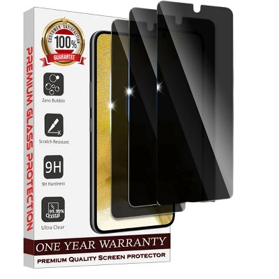 Entronix Anti-Spy Privacy Screen Protector Compatible with Galaxy S25 Ultra - 3-Piece Combo
