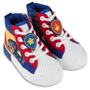 Boys Paw Patrol Hightop Sneakers -Chase, Marshall, Zum Patrol High Top Sneakers - 1 of 4