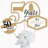 Big Dot of Happiness We Still Do - 50th Wedding Anniversary - Anniversary Party Centerpiece Sticks - Table Toppers - Set of 15 - 2 of 4