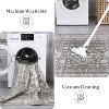 Vintage Traditional Washable Area Rug - Non-Slip Low-Pile Indoor Carpet for Bedroom, Living Room & Dining Room - 3 of 4
