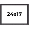 PosterPalooza | Antique Red Picture Frame - UV Acrylic, Backing Board, Hanging Hardware Included - 2 of 4