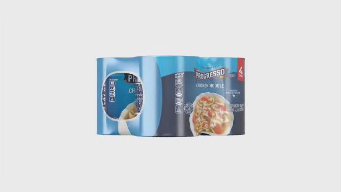 Progresso Traditional Chicken Noodle Soup - 4pk / 76oz, 2 of 8, play video
