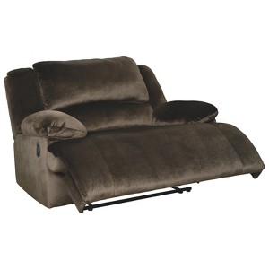Clonmel Zero Wall Wide Seat Recliner Chocolate Brown - Signature Design by Ashley, Brown Brown