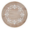 Kate and Laurel Sherald Tray, 11" Diameter, White - image 4 of 4