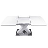 NicBex Modern Square Stretchable Dining Table with X-Shape Leg for 4 to 6,Dining Room,Living Room,Space-Saving - 4 of 4
