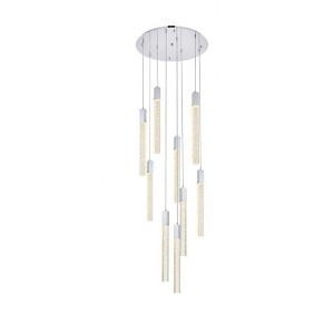 Elegant Lighting Weston 9 - Light Pendant in  Chrome - 1 of 4