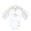 Hudson Baby Cotton Long-Sleeve Bodysuits Set, Neutral Elephant - 2 of 4