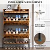 Shoe Cabinet, Shoe Rack with 2 Flip Drawers for Entryway, Shoe Rack for Front Door Entrance, Holds up to 24 Pairs of Shoes - 4 of 4