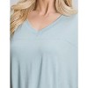 Women's V-neck Blouse - ALLIE ROSE - 2 of 2