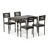 Dining Table Set for 4, 5 Piece Dining Table and Chairs Set of 4 - 3 of 4