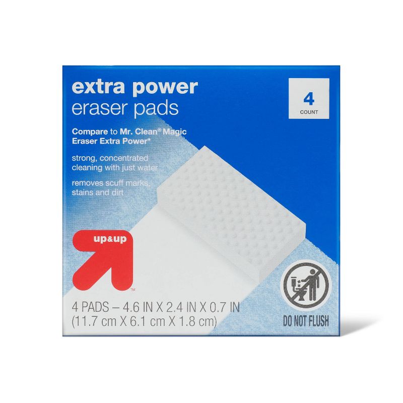 Extra Power Eraser Pads - 4ct - up &#38; up&#8482;, 1 of 4
