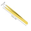 Unique Bargains Solid Color Flat Edge Eyebrow Tweezer 1 Pc - 2 of 3