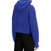 Imily Bela Women's zipper hoodie with a short cut, polo collar, casual cotton long sleeves, and thumb holes - 2 of 4
