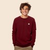 Dalix Cappuccino Embroidered Fleece Crewneck Long Sleeve Sweatshirt Mens - 2 of 4