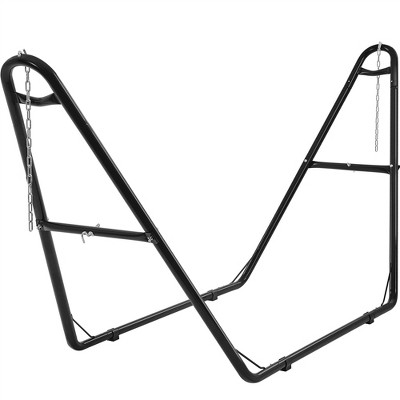 Yaheetech Universal Steel Hammock Stand for Outdoor Balconies, Porches, Black