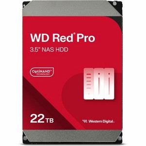 Western Digital Red Pro WD221KFGX 22 TB Internal Hard Drive - 3.5-Inch SATA - Conventional Magnetic Recording - 1 of 3