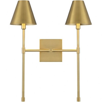 Savoy House Jefferson 2 - Light Wall Light in  Warm Brass