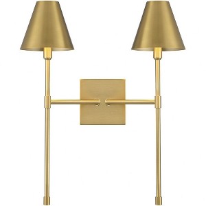 Savoy House Jefferson 2 - Light Wall Light in  Warm Brass - 1 of 1