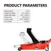 Syemin Lift Jacks 3 Ton Low Profile Floor Jack, Racing Floor Jack with Pistons Quick Lift, Hydraulic Floor Jack Lifting, Red, 27.64"*16.54"*8.27" - 3 of 4