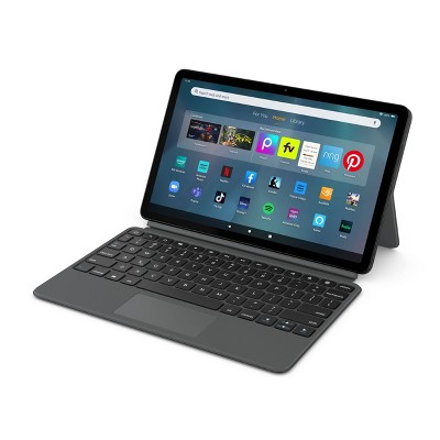 Amazon Fire Max 11 Keyboard Case - Gray : Target