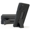 Nakedcellphone Case with Stand and Belt Clip Holster for Samsung Galaxy A21 - Black - 4 of 4