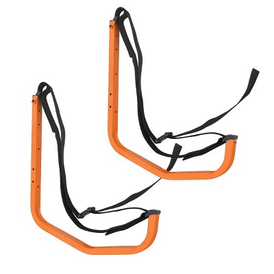 Leisure Sports Kayak and Standup Paddle Board Storage Wall Hangers, 2 Pieces, Yellow