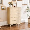 Karl Home 5-Drawer Natural Particle Board 30in. W Chest of Drawer - 4 of 4