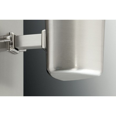 Zura Black Zinc 1-Light Bath & Vanity Fixture with Opal Glass Shade