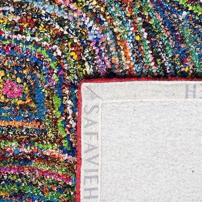 Handmade Nantucket Blue Cotton Tufted Area Rug - 6' x 9'