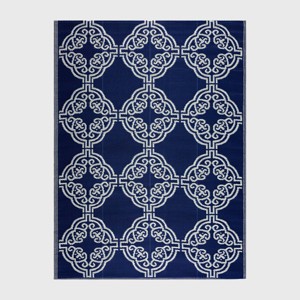 Playa Rug Marrakesh Recycled Plastic Indoor Outdoor Folded Floor Mat - 1 of 4