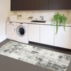 Machine Washable Runner Rug 2×6 Modern Abstract Indoor Carpet, Soft Low Pile Hallway Rug with Non-slip Backing, Stain Resistant Contemporary Carpet - 3 of 4