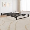 Coucheta Bed Frame,Metal Platform Bed Frame with Steel Slats Support,6 Inch Tall,Mattress Foundation,Easy Assembly,No Box Spring Needed,Black - 2 of 4